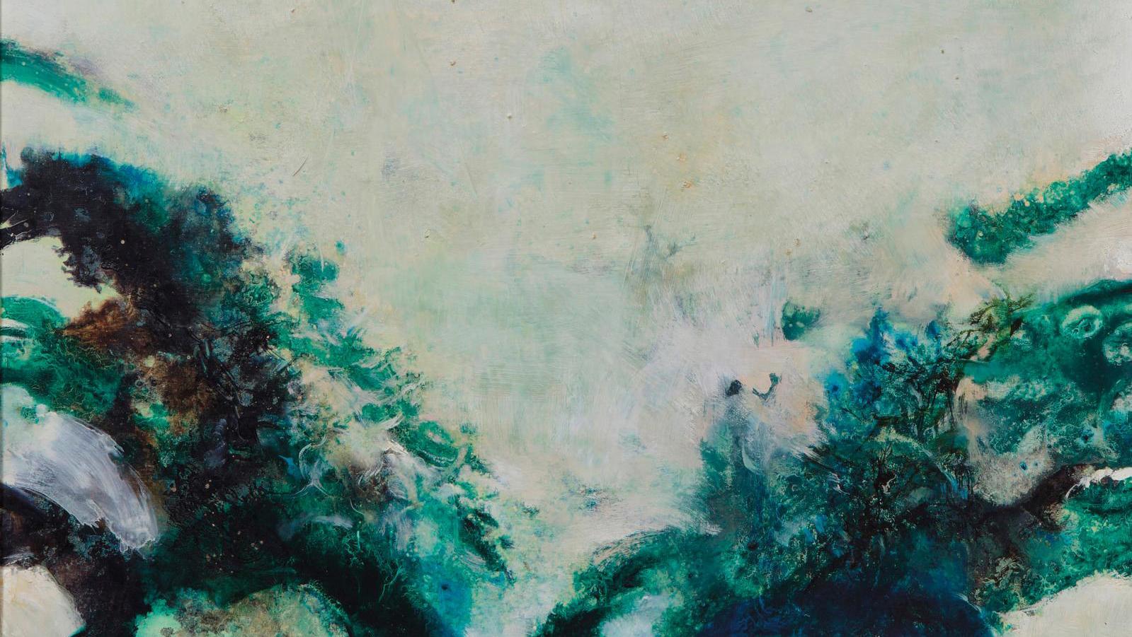 Zao Wou-ki (1920-2013), 28.4.77, 1977, oil on canvas signed, titled and dated, 54... The “Empty” and the “Whole” by Zao Wou-ki