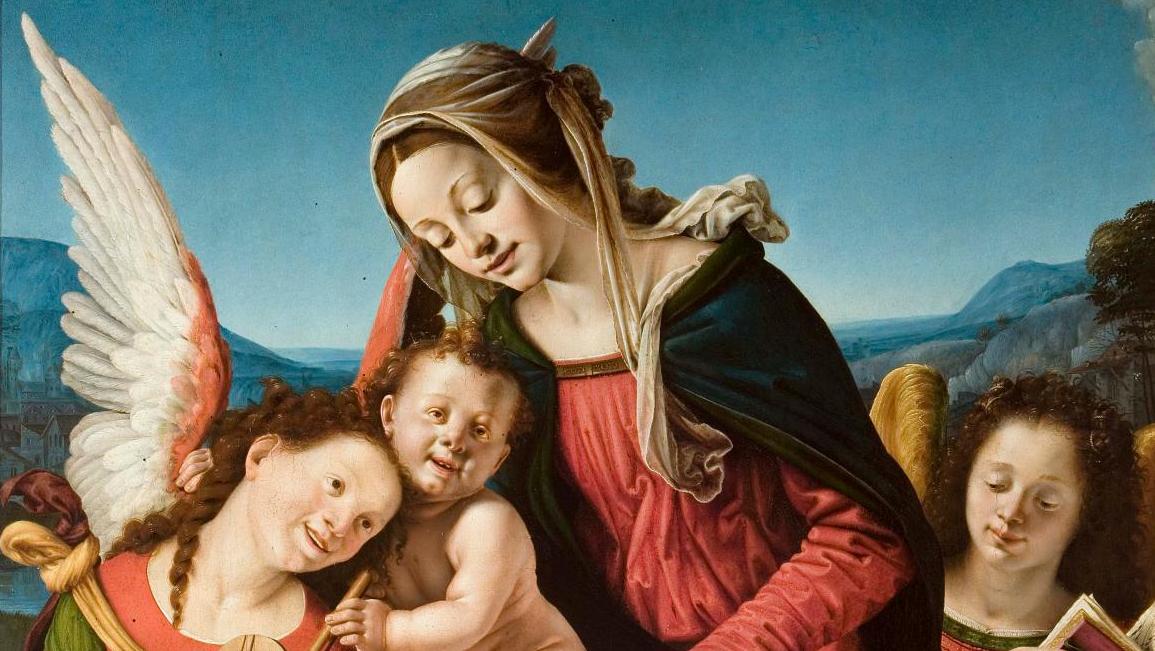 Piero di Lorenzo Ubaldini, dit Piero di Cosimo (1462-1522), La Vierge et l’Enfant... La collection Cini de Venise s’expose à Aix-en-Provence