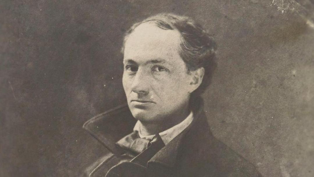 Charles Baudelaire (1821-1867), par Félix Nadar, vers février 1855. © BnF  Baudelaire, un moderne mélancolique à la BnF