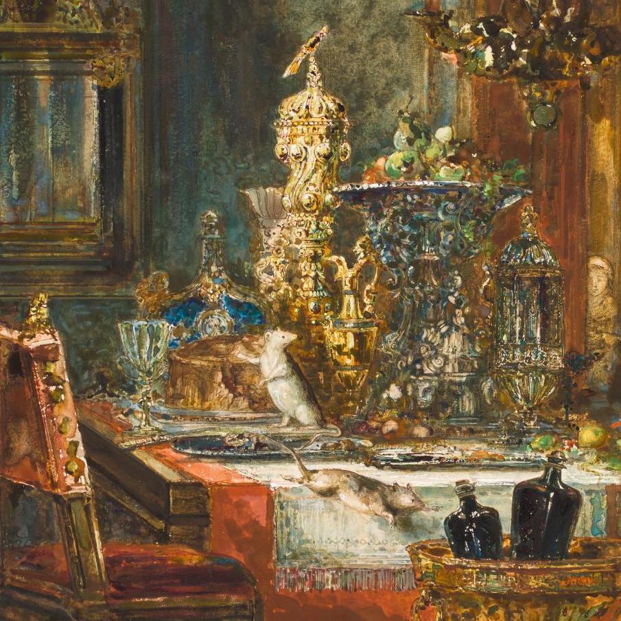 La Fontaine et ses Fables chez Gustave Moreau