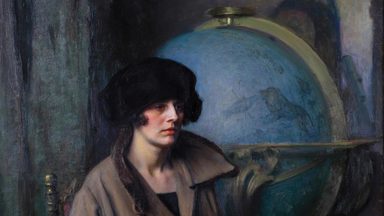 Émile Friant (1863-1932), L’Étudiante (The Student), 1923, oil on canvas, 1923, 129... 