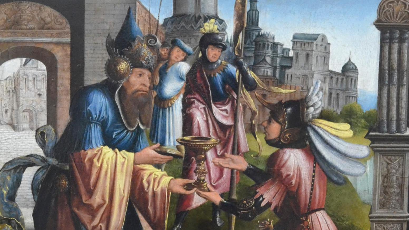 Jan II Van Coninxloo (vers 1489-vers 1546), La Rencontre d’Abraham et de Melchisédech,... L’Ancien Testament  au prisme du maniérisme flamand