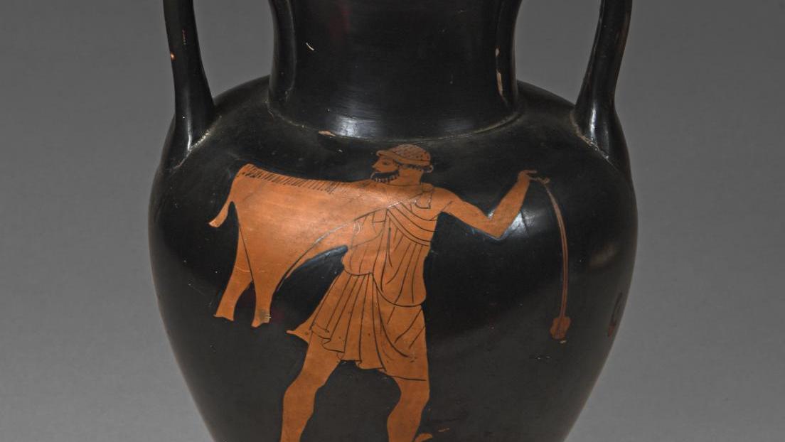 Grèce, atelier attique, attribuable au peintre Nikon, vers 475-425 av. J.-C. Amphore... Collection archéologique en état de grâce