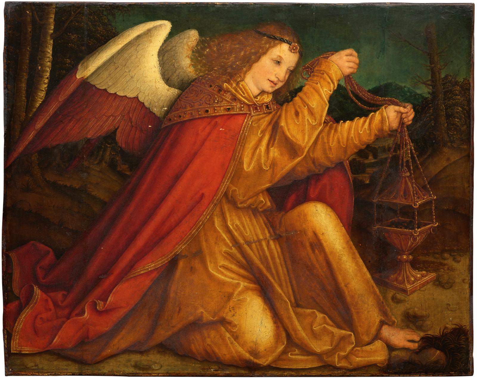 An Unusual Angel by Bernhard Strigel