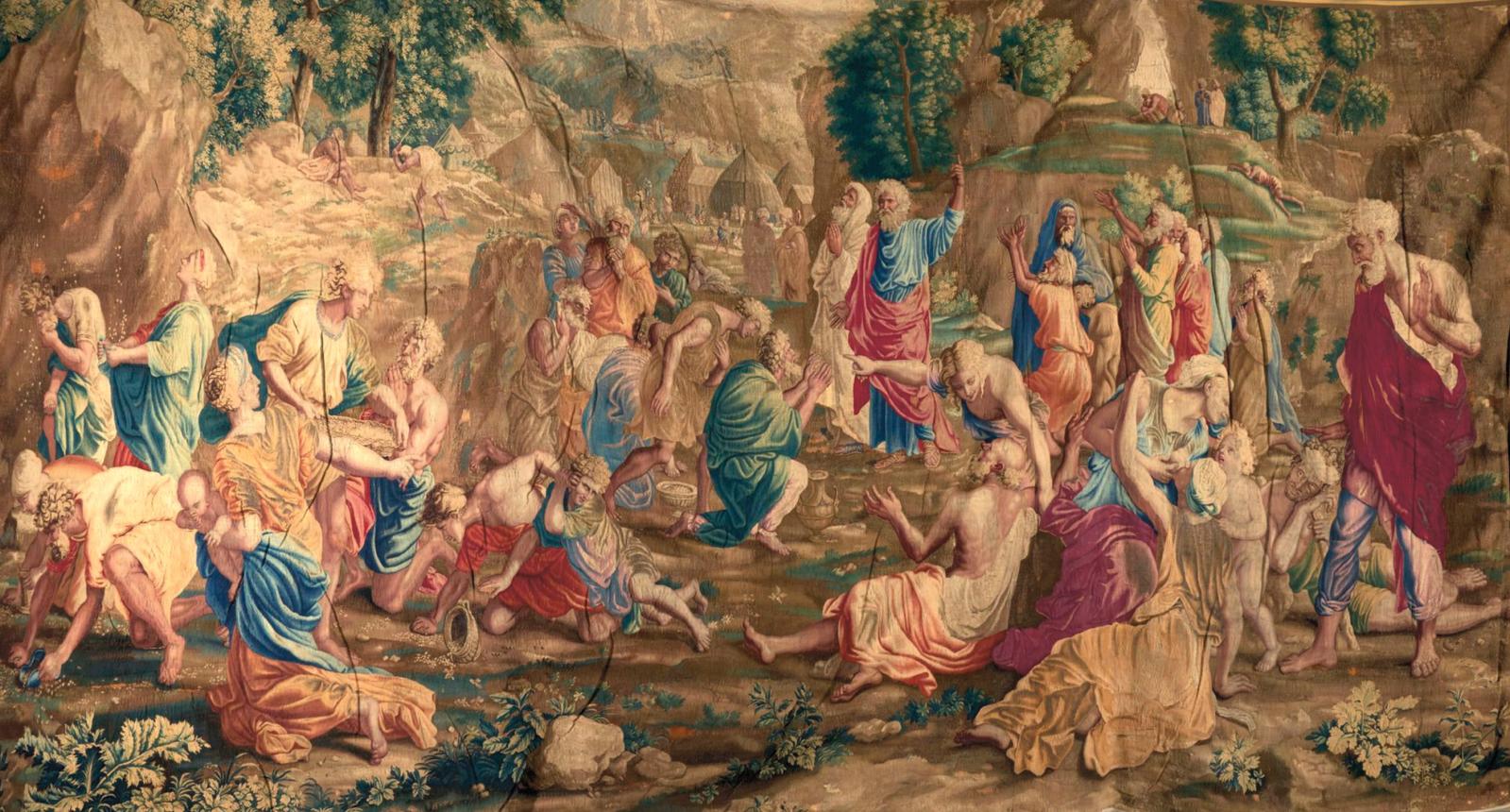 Une tapisserie de l’«Histoire de Moïse» 
