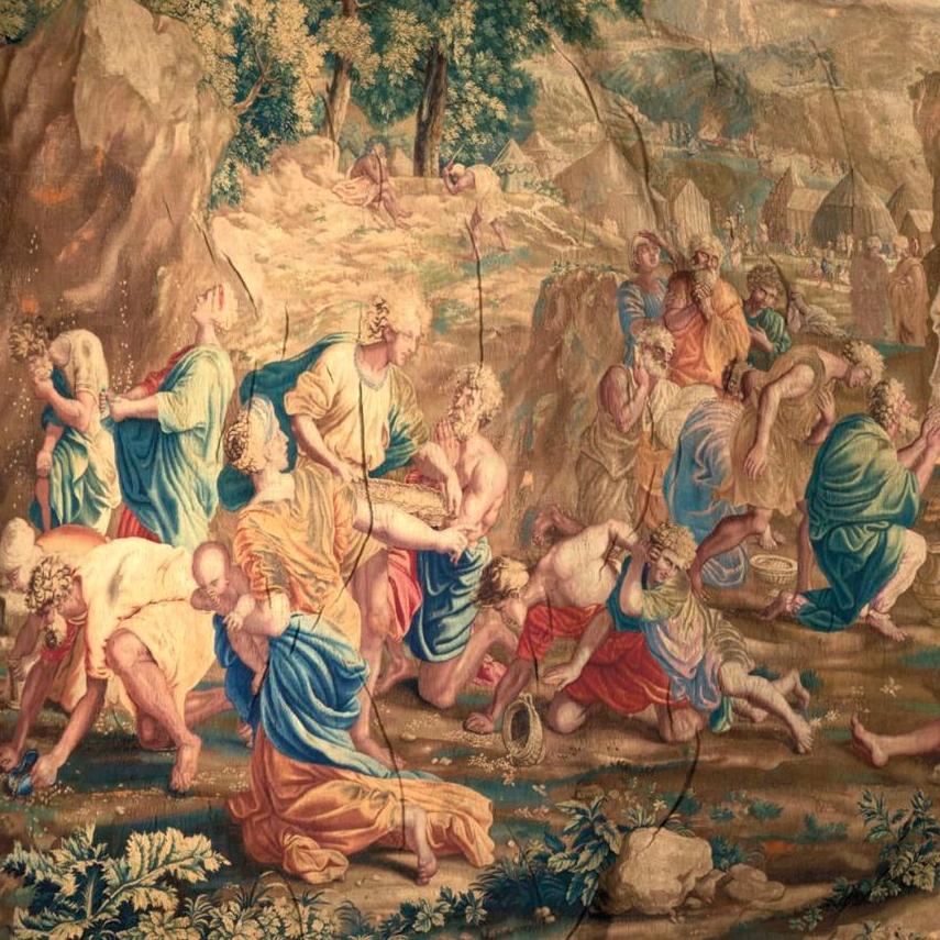 Une tapisserie de l’«Histoire de Moïse» 