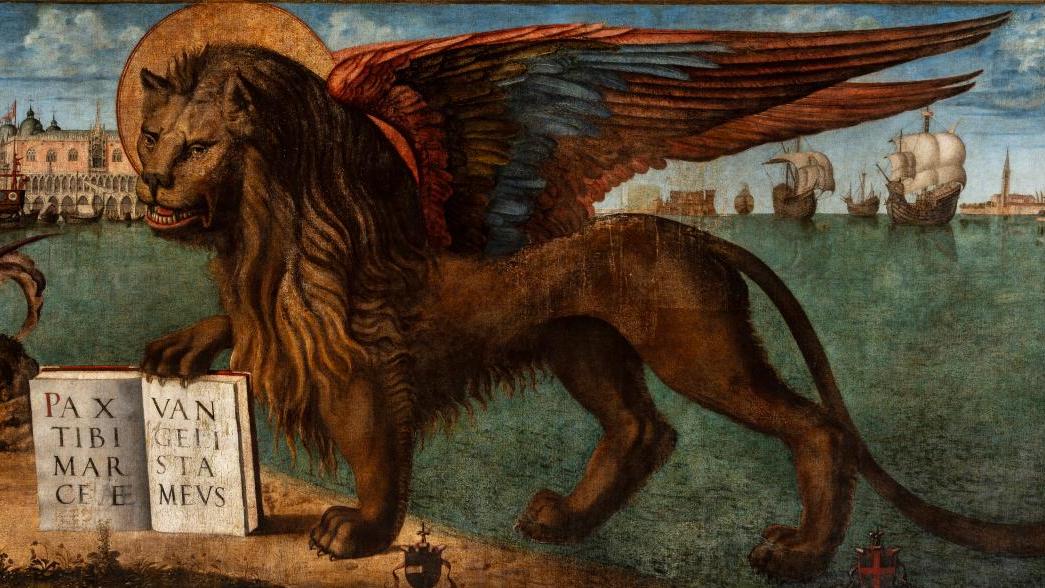 Vittore Carpaccio  (vers 1465-vers 1525), Leone di San Marco andante «da tera e da... Venetia 1600. Naissances et renaissances