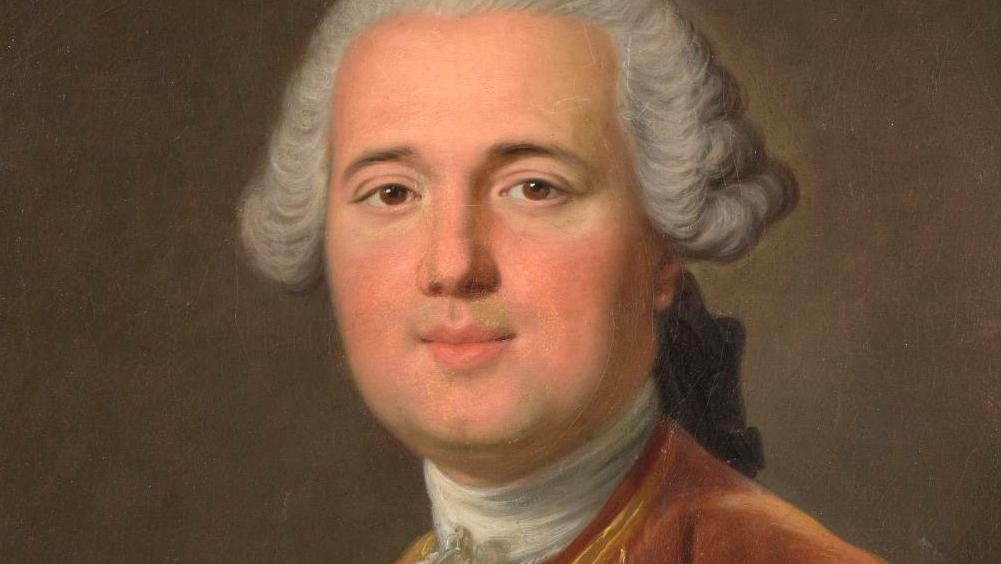 Louis Michel Van Loo (1707-1771), Portrait d'homme en veste brune à parements dorés... Louis Michel Van Loo, Chronicler of Crowned Heads 