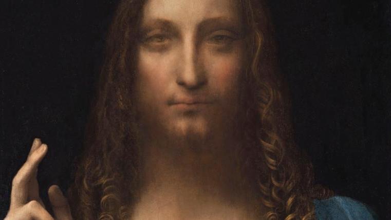 Le Salvator Mundi, reconnu par l’étude du Louvre et du C2RMF comme une œuvre de Léonard...  Cinéma : le Salvator mundi ? Visible uniquement en salle ! 