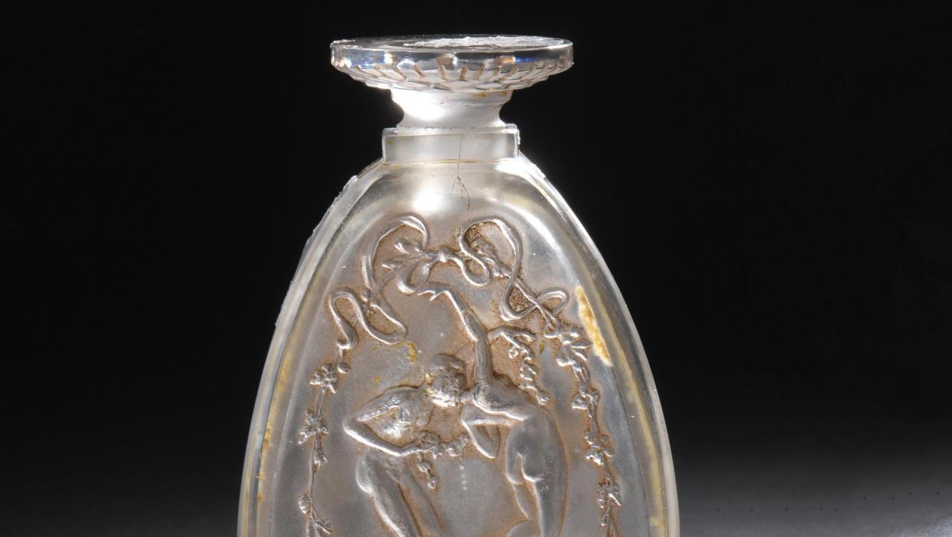 René Lalique (1886-1945) pour les parfums Coty, L’Idylle ou L’Entraînement et le... Au temps de René Lalique en 80 créations