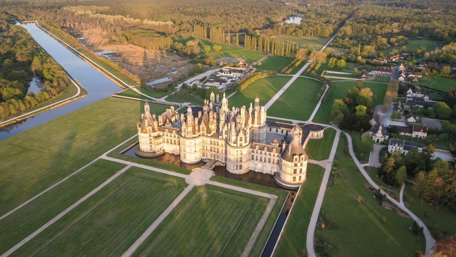 © Be drone - DNC Château of Chambord: A Wartime Shelter 