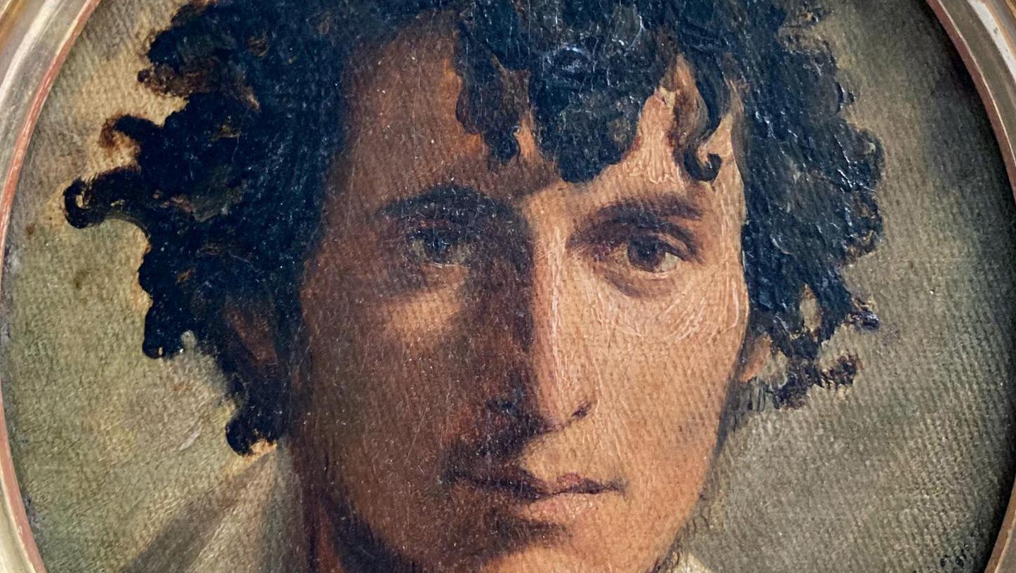 Jean-Léon Gérôme (1824-1904), Tête de paysan de la campagne romaine (Head of a Peasant... A Romantic Portrait by Jean-Léon Gérôme Makes Its Debut at Auction