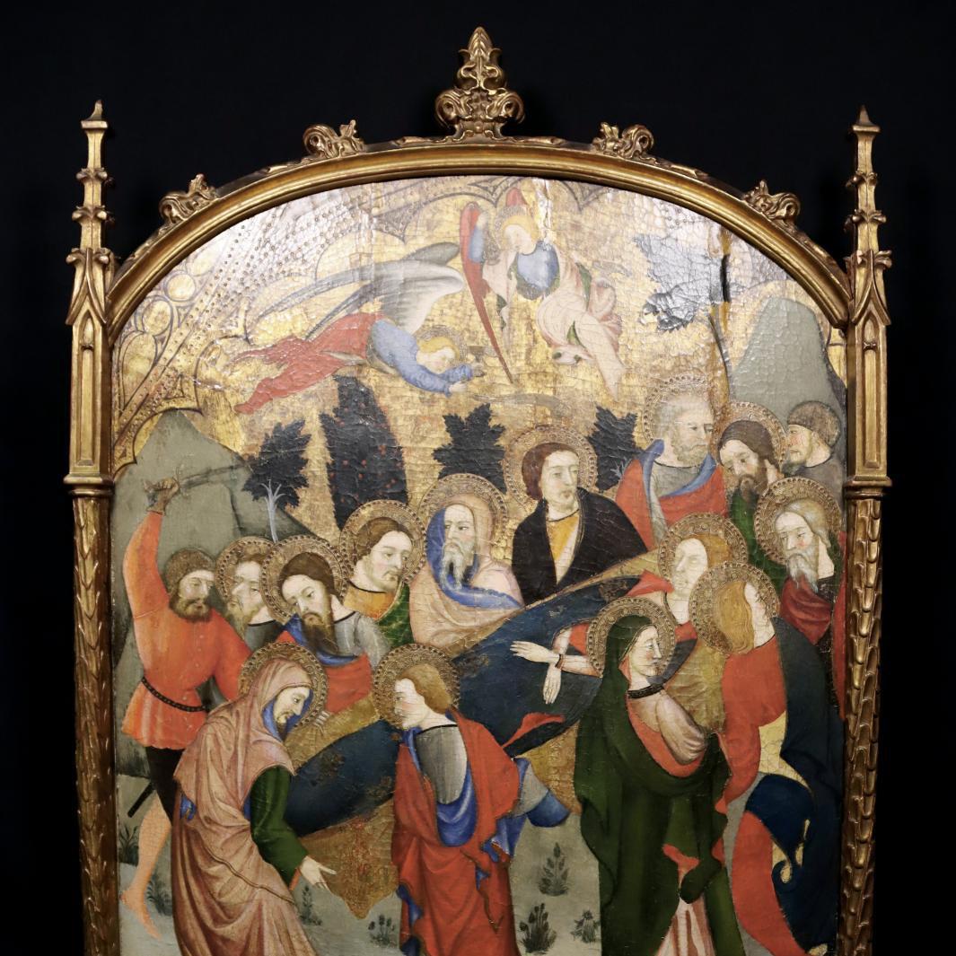 A Promising 15th Century Spanish School Painting - Pre-sale