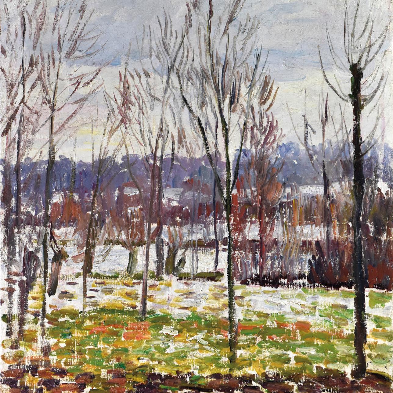 Winter Time in Éragny by Camille Pissarro - Pre-sale