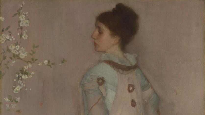 James Abbott McNeill Whistler (1834-1903), Symphonie en couleur chair et rose : portrait... Musée d'Orsay : James McNeill Whistler, chefs-d’œuvre de la Frick Collection