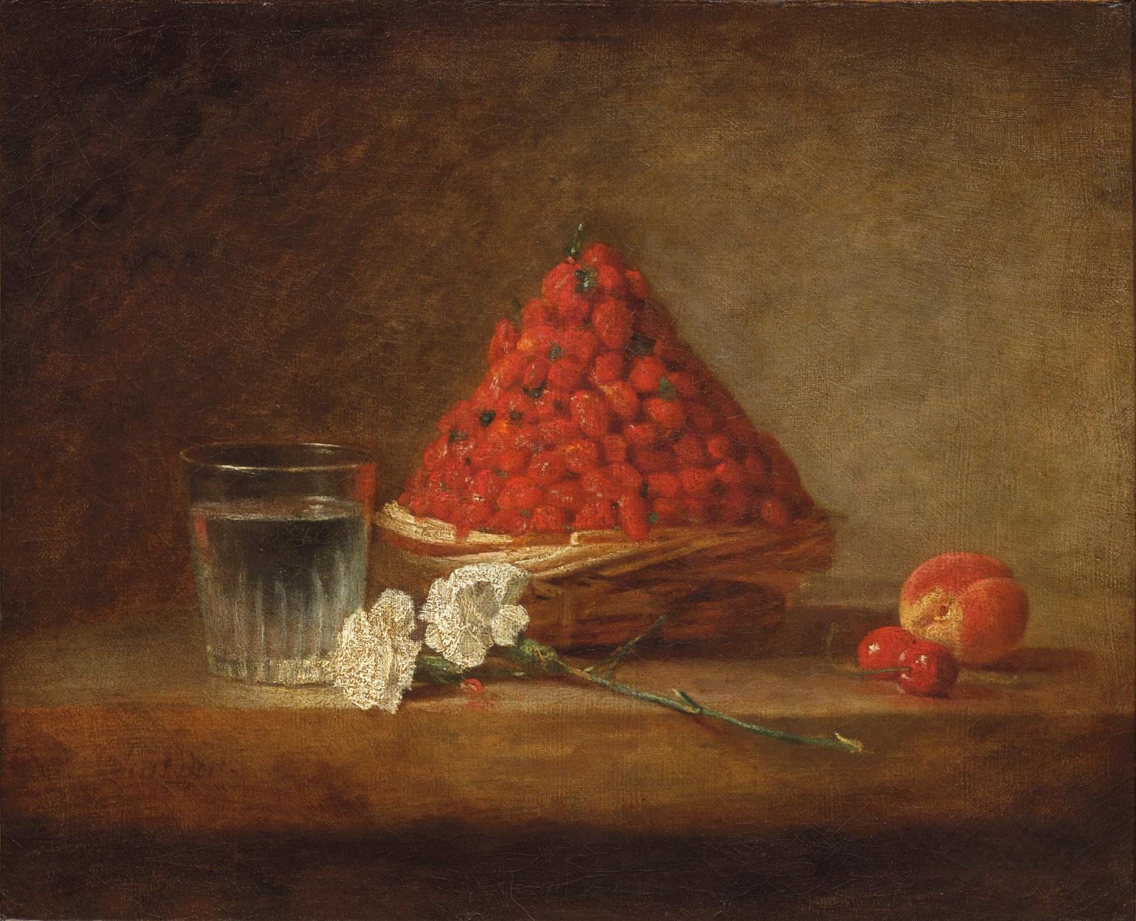 Avec le panier de fraises de Chardin, un peintre du XVIIIe siècle déjà impressionniste