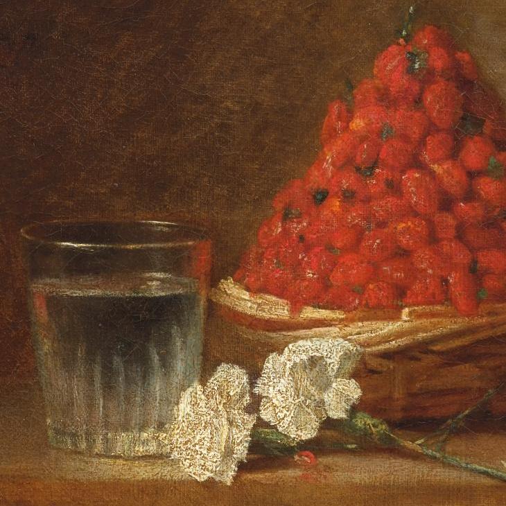Evénement - Avec le panier de fraises de Chardin, un peintre du XVIIIe siècle déjà impressionniste
