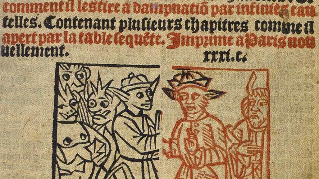 Eloy d’Amerval (vers 1465-1508), S’ensuyt la gràt diablerie : qui traicte comment... Eloi d’Amerval n’est pas le diable
