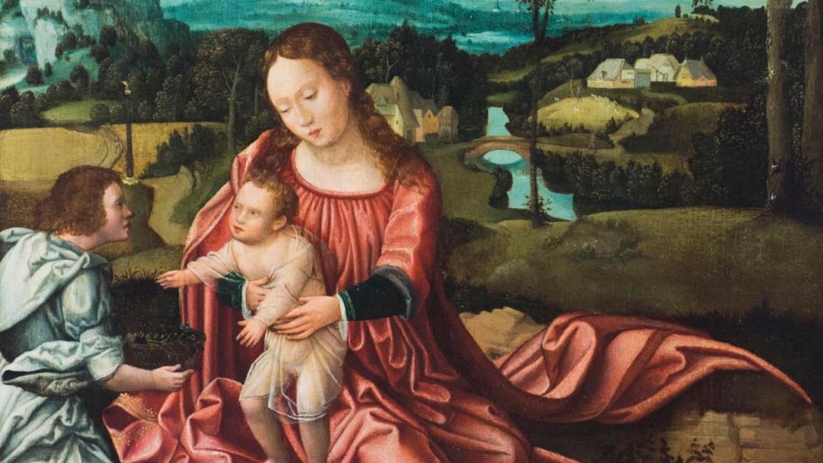 Studio of Barend van Orley (1488-1541), Virgin and Child with an Angel, c. 1540,... Barend van Orley and Kees Van Dongen: From Flanders to Parisian Modernity