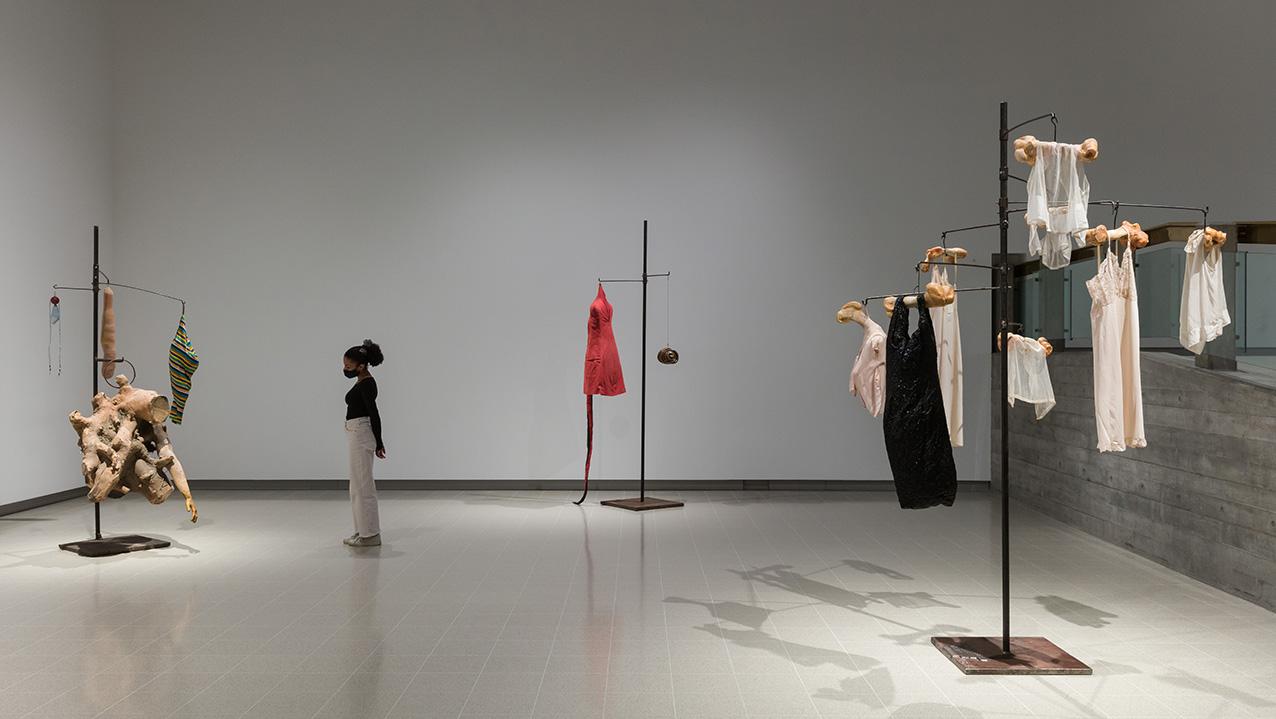 Installation view of “Louise Bourgeois: The Woven Child” at Hayward Gallery, 2022.©... “Louise Bourgeois: The Woven Child” at the Hayward Gallery, London