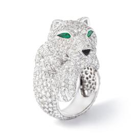 Cartier’s Gold and Diamond Panther Ring - Pre-sale