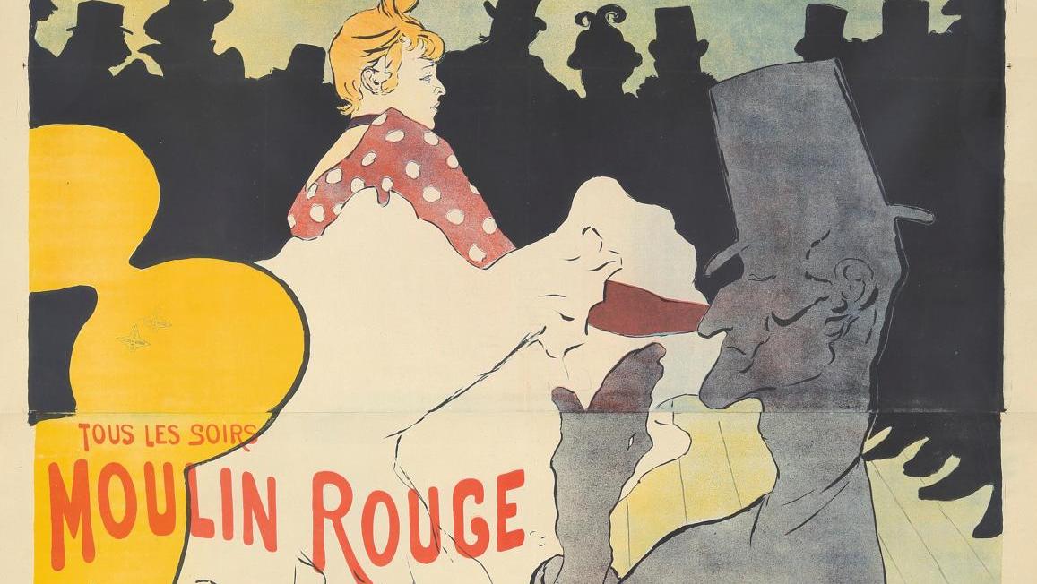 Henri de Toulouse-Lautrec (1864-1901), Moulin-Rouge - La Goulue, 1891, lithographie,... Toulouse-Lautrec au tournant de l’art publicitaire