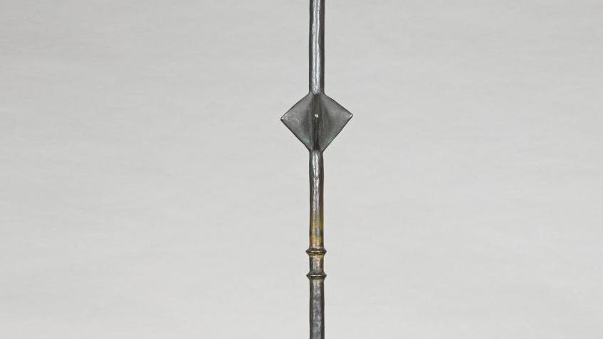 Alberto Giacometti (1901-1966), lampadaire modèle Étoile, épreuve en bronze patiné... Sous la lumière de Giacometti