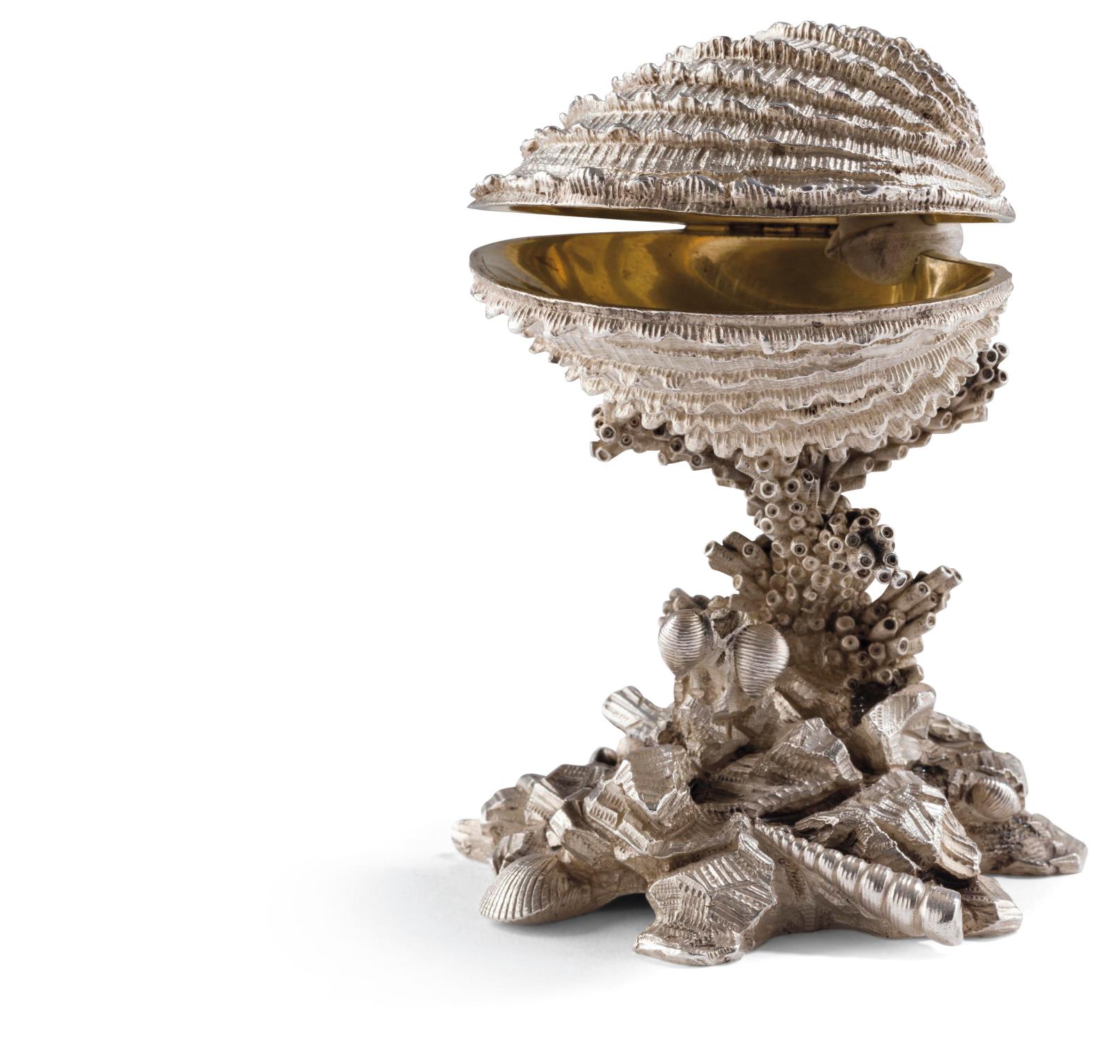 A Salt Cellar by Marc-Augustin Lebrun from the Golden Age of Silverware