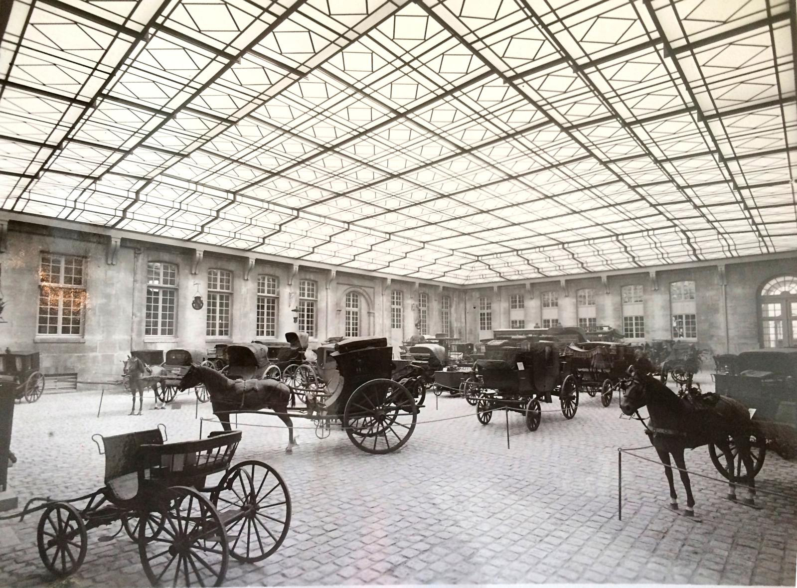 The glass roof of the National Car and Tourism Museum.