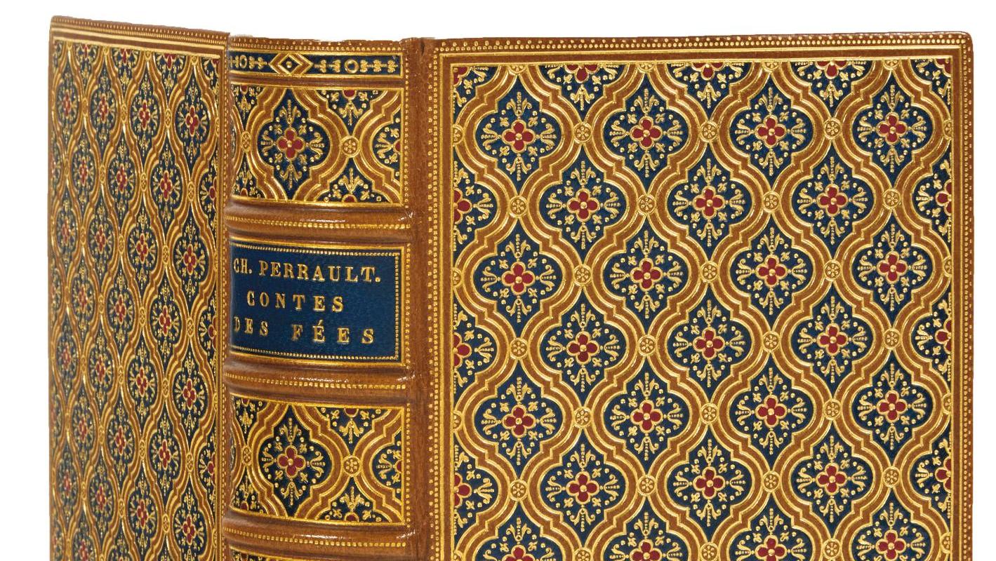 Charles Perrault (1628-1703), Contes des fées (Paris, Lamy, 1781), deux parties en... Livres précieux et belles reliures