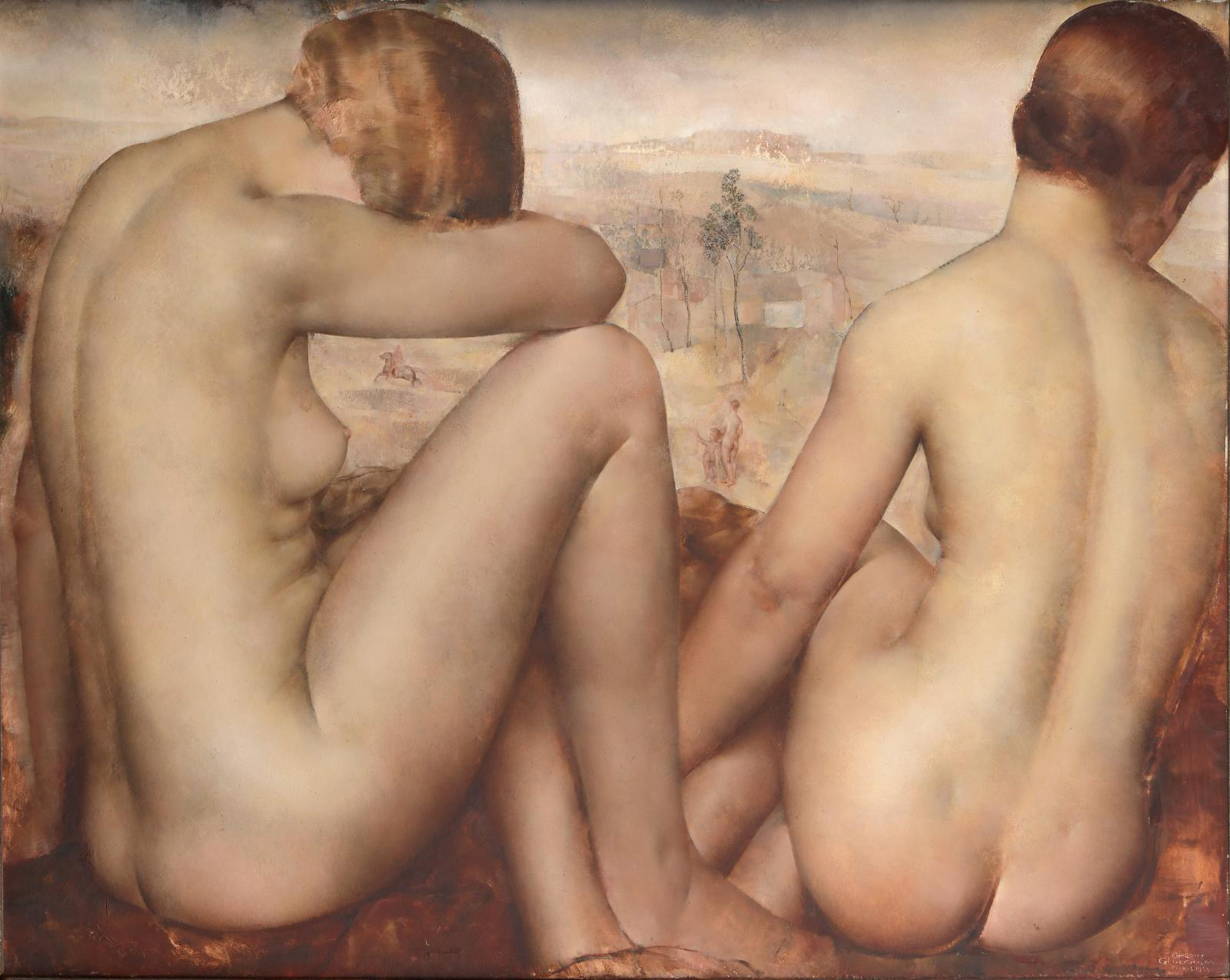 Two Grigory Gluckmann Nudes Harking Back to the Sources of Classicism