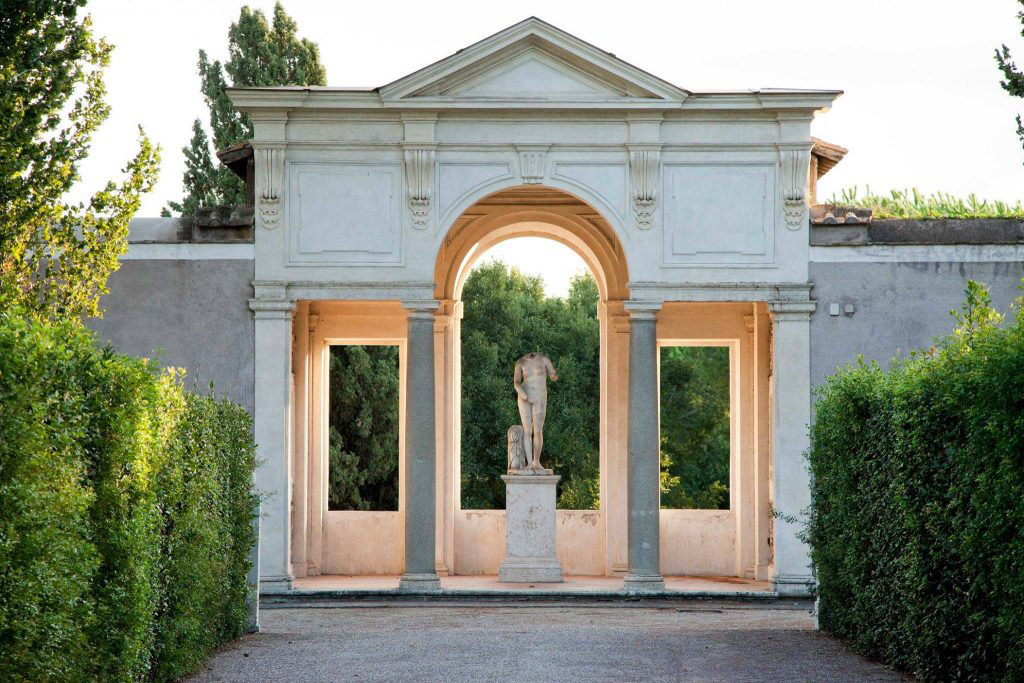 La loggia de Cléopâtre. © Assaf Shoshan / Académie de France à Rome Villa Médicis 