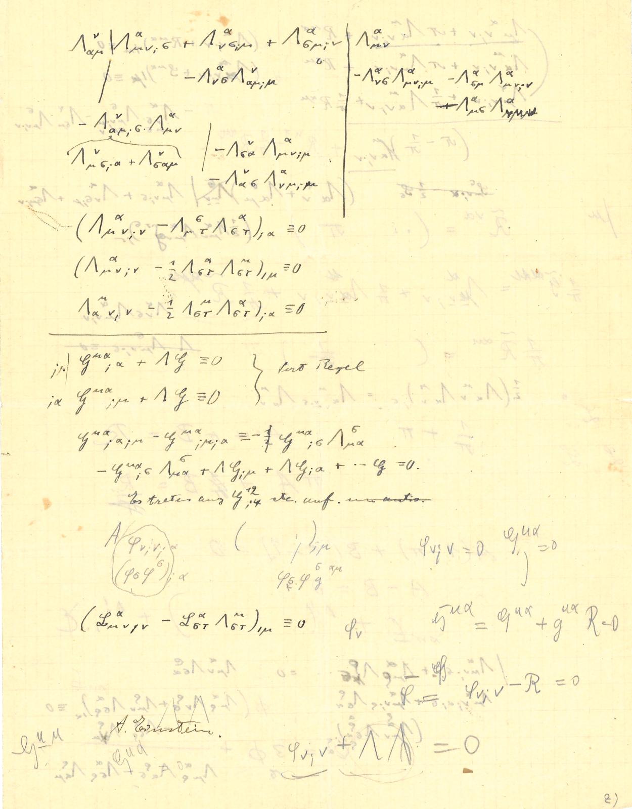 Albert Einstein, des chiffres aux lettres