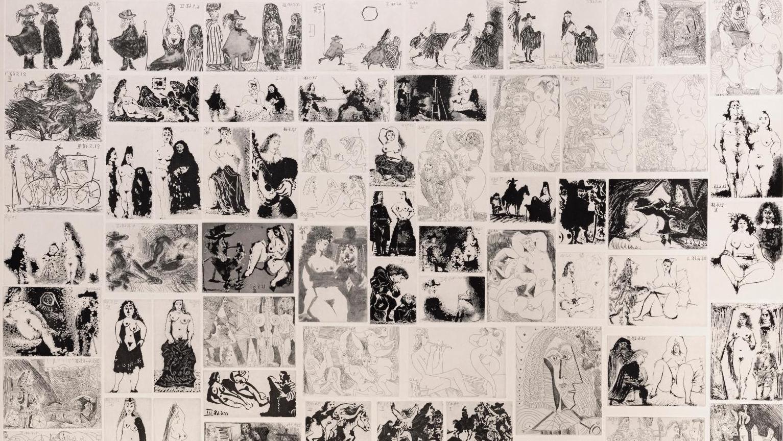 Pablo Picasso (1881-1973), Fernando de Rojas (1465-1541), La Célestine, Paris, Atelier... Picasso et Rojas en une planche