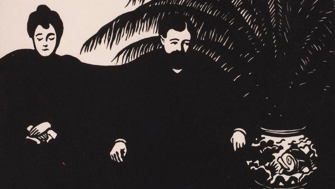 Félix Vallotton (1865-1925), "Intimités" (Intimacies), complete set of 10 woodcuts,... Bonnard, Steinlen and Vallotton: A Winning Trio from a Private Collection