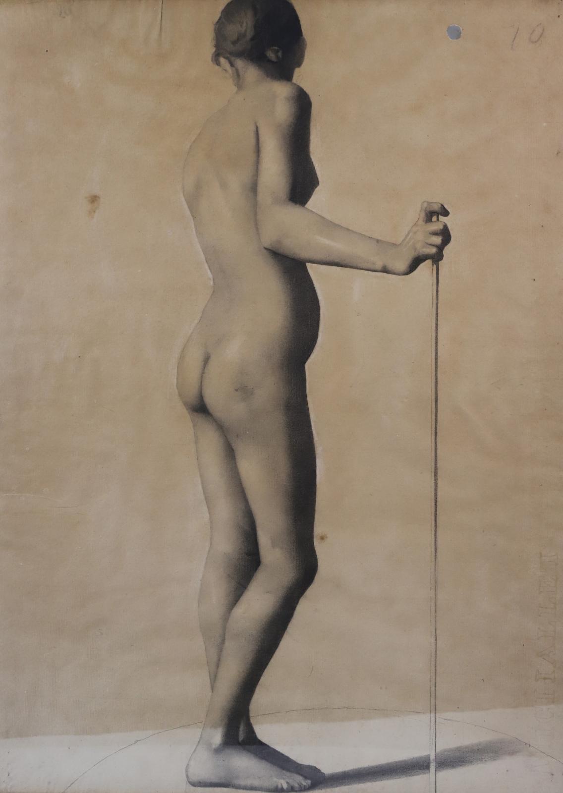 Un nu de Georges Seurat, encore étudiant aux Beaux-arts