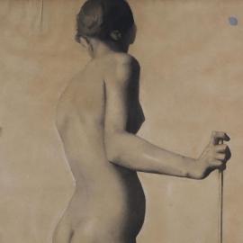 Un nu de Georges Seurat, encore étudiant aux Beaux-arts