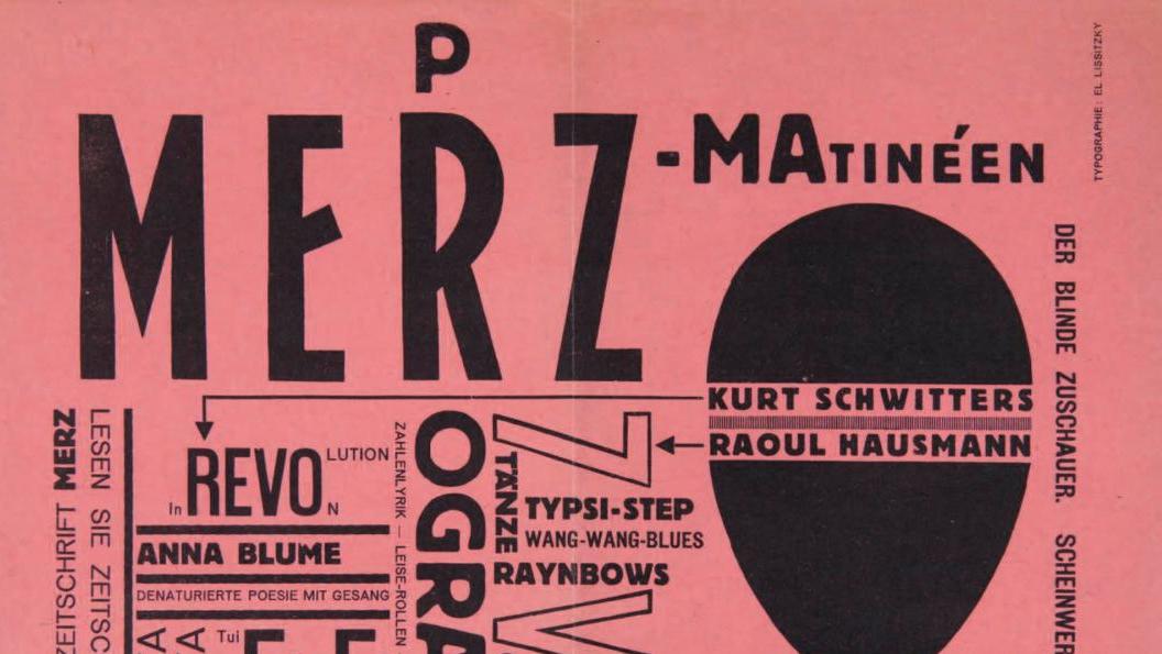 Lazar Lissitzky, dit El Lissitzky (1890-1941), Merz-Matinéen, salle Tivoli à Hanovre... Lorsque l’avant-garde russe s’affichait 