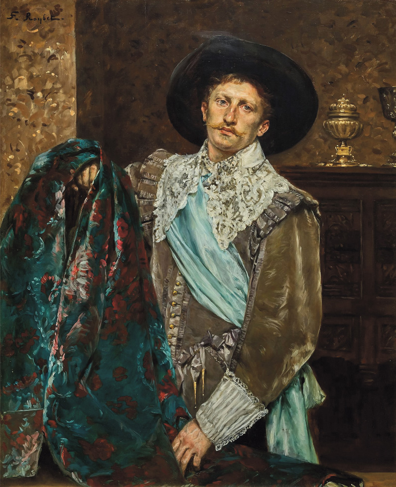Ferdinand Roybet (1840-1920), Mousquetaire, vers 1880, huile sur acajou, 81 x 65 cm. Paris, Hôtel Drouot, 22 juin 2021. Tessier & Sarrou e