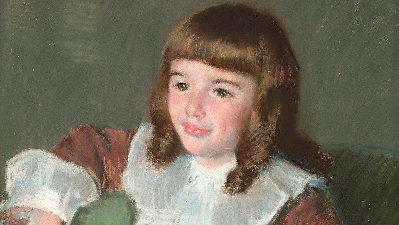 Mary Cassatt (1844-1926), Portrait of Pierre, vers 1906, pastel sur papier marouflé... Mary Cassatt, l’enfance et sa vitalité