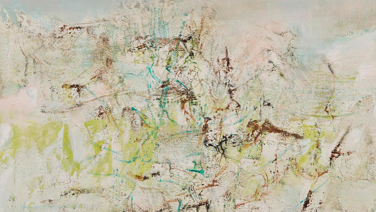 Zao Wou-ki (1921–2013), 9.9. 1970, oil on canvas, 55 x 65 cm/21.65 x 25.59 in.Result:... Zao Wou-ki Tops the Bill