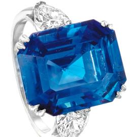 A Deep Blue Sapphire Glorified by Van Cleef & Arpels