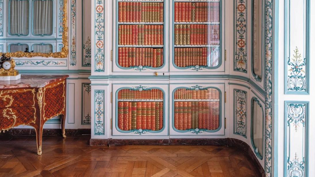 La bibliothèque du Dauphin. © Château de Versailles, T. Garnier L’appartement du Dauphin à Versailles restauré
