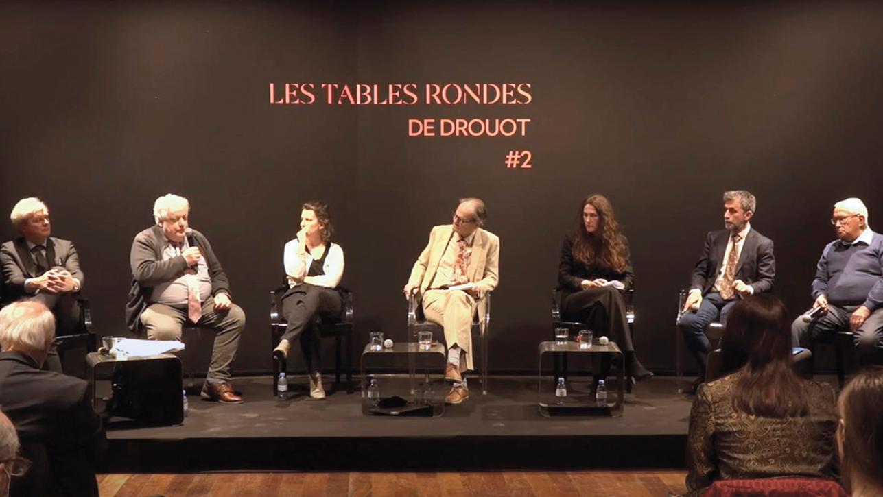 De gauche à droite, Alexandre Giquello, Marco Ciambelli, Coraline Baroux-Desvignes,... Table ronde : ivoire, en attendant la logique