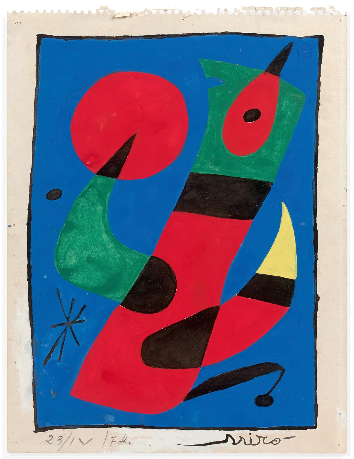 L’heure de gloire de l’art postal de Joan Miró
