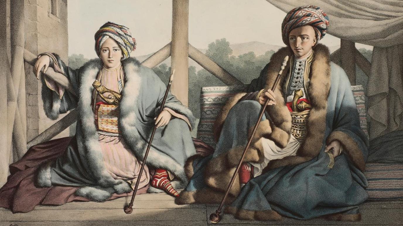 Louis Dupré (1789-1837), Voyage à Athènes et à Constantinople ou Collection de portraits,... Dupré, d'Athènes à Constantinople
